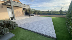 Fournisseur de kits pour terrasses en bois composite  