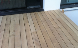 Lames en bois de chêne pour terrasse  