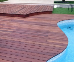 Vente de lames de terrasse en bois exotique  